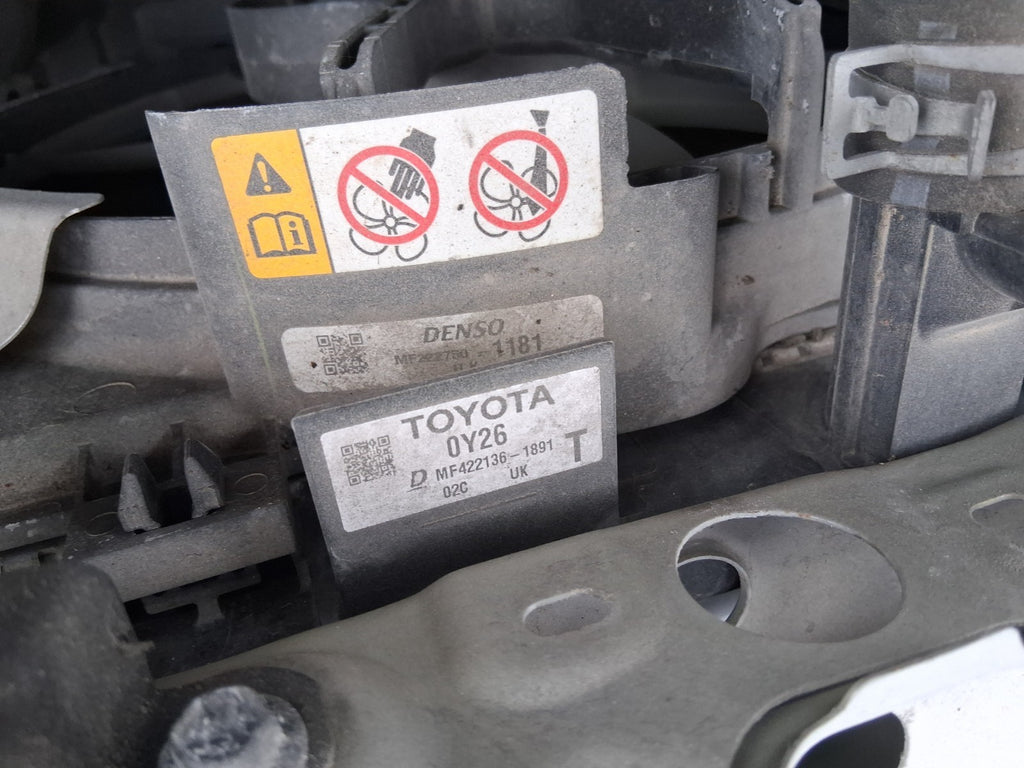 TOYOTA YARIS MK3 2019 1.5 PETROL MAN RADIATOR RADPACK MF4221361891 MF2227501181