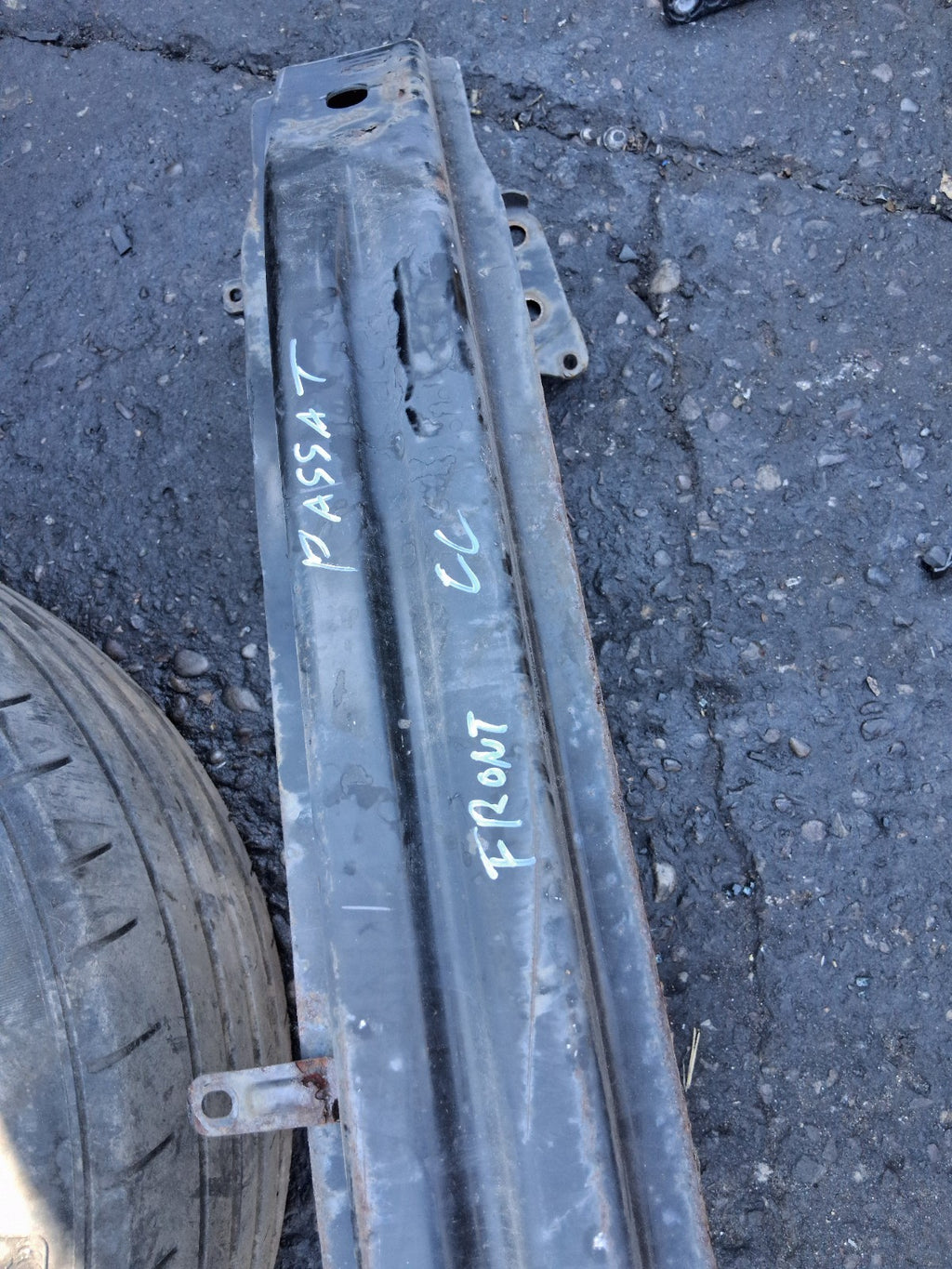 2012 VW VOLKSWAGEN PASSAT CC FRONT BUMPER CRASH BAR REINFORCEMENT BAR
