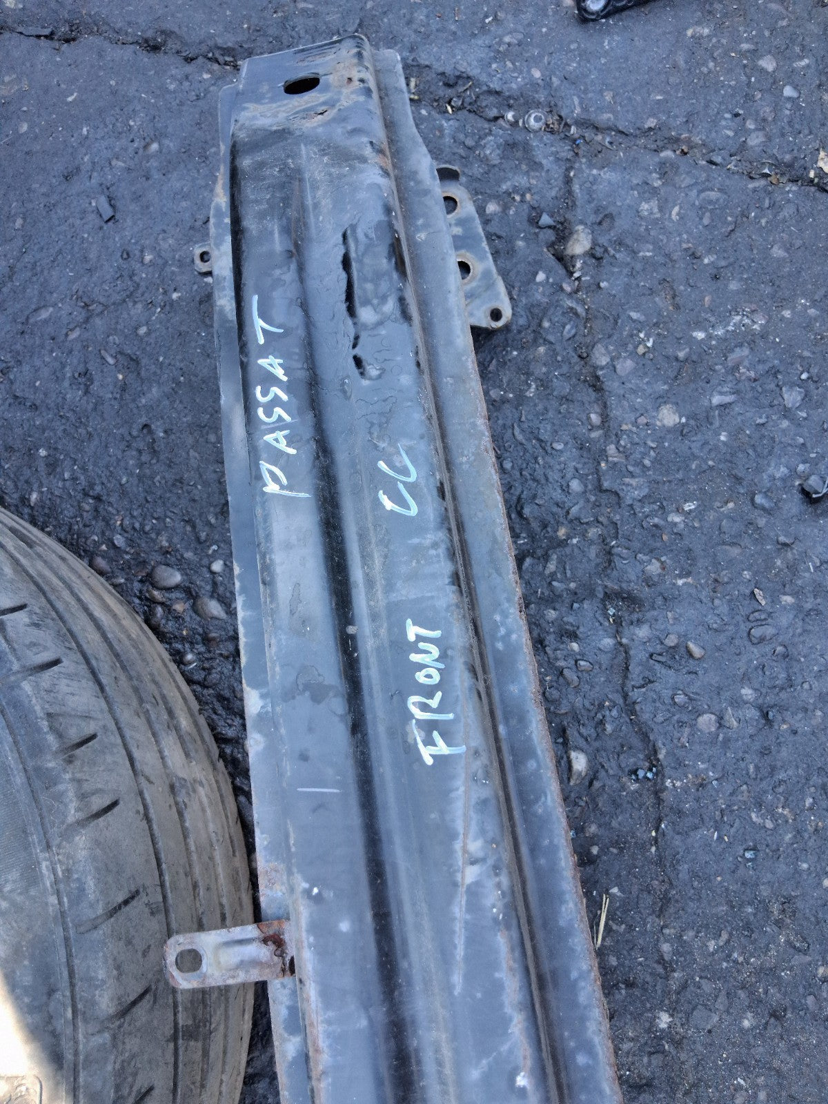 2012 VW VOLKSWAGEN PASSAT CC FRONT BUMPER CRASH BAR REINFORCEMENT BAR