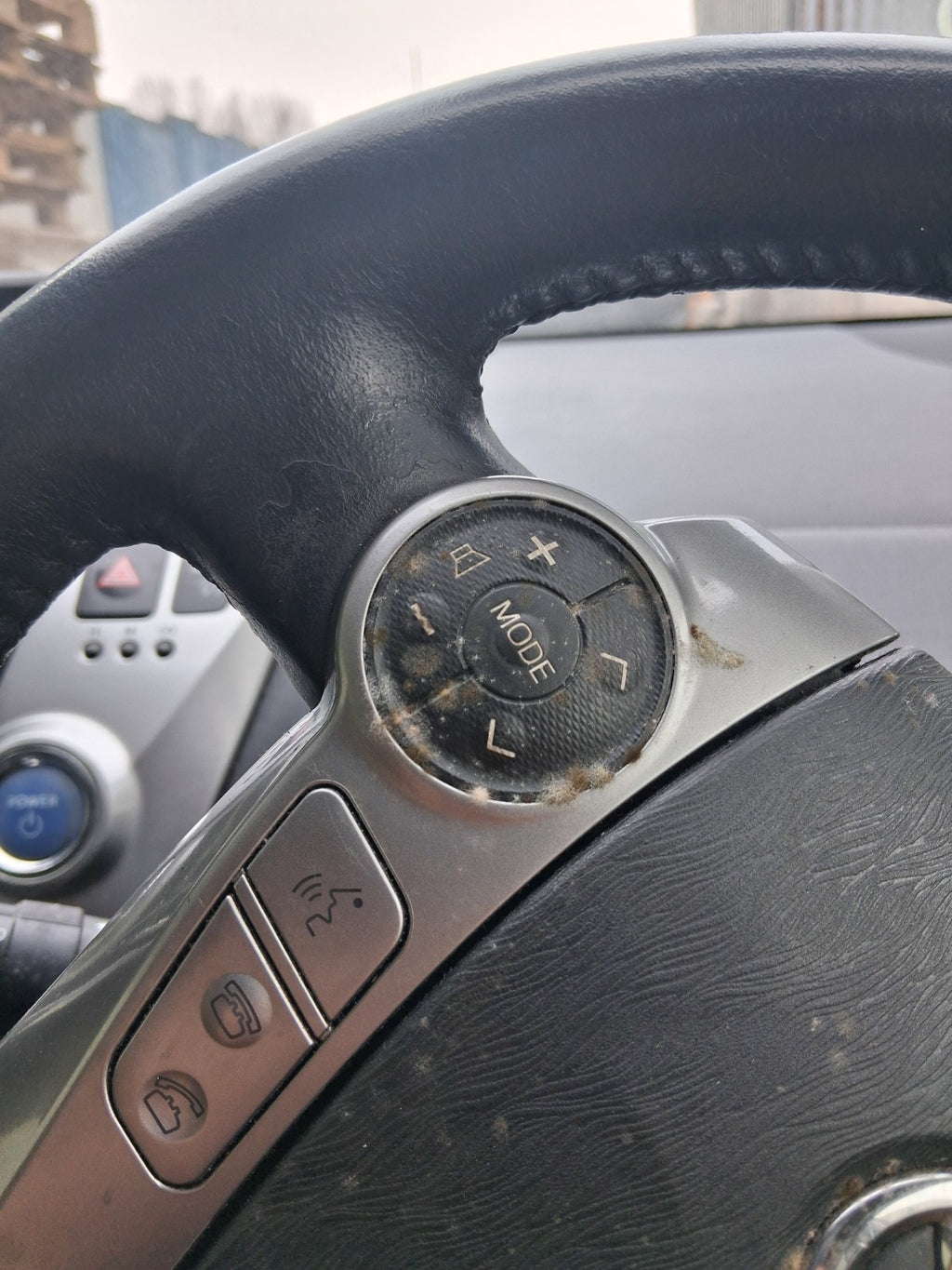 2018 TOYOTA PRIUS V PLUS XW40 MULTIFUNCTIONAL STEERING WHEEL ONLY