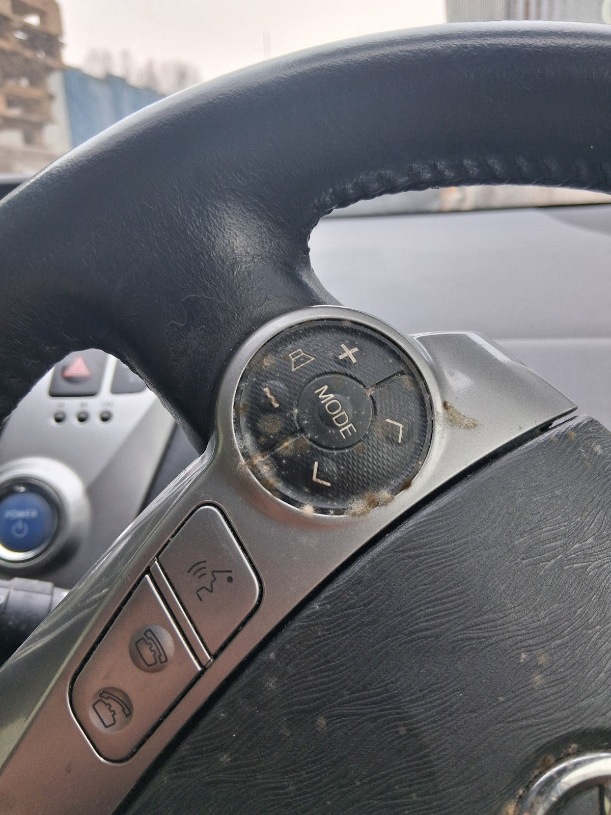 2018 TOYOTA PRIUS V PLUS XW40 MULTIFUNCTIONAL STEERING WHEEL ONLY
