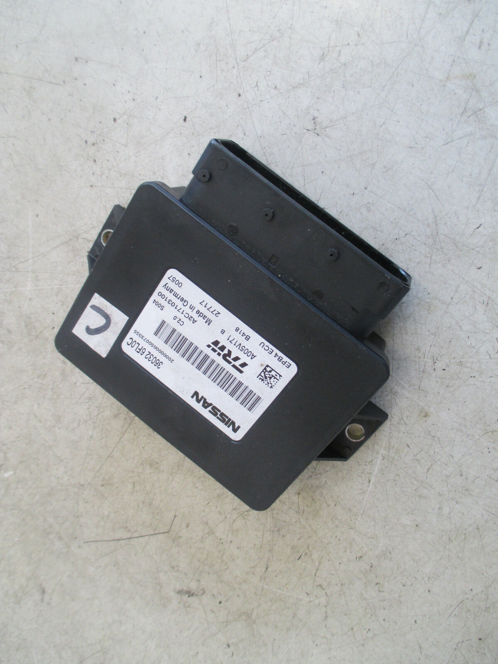 NISSAN QASHQAI J11 2017 MK2 HANDBRAKE CONTROL MODULE UNIT 360326FL0C