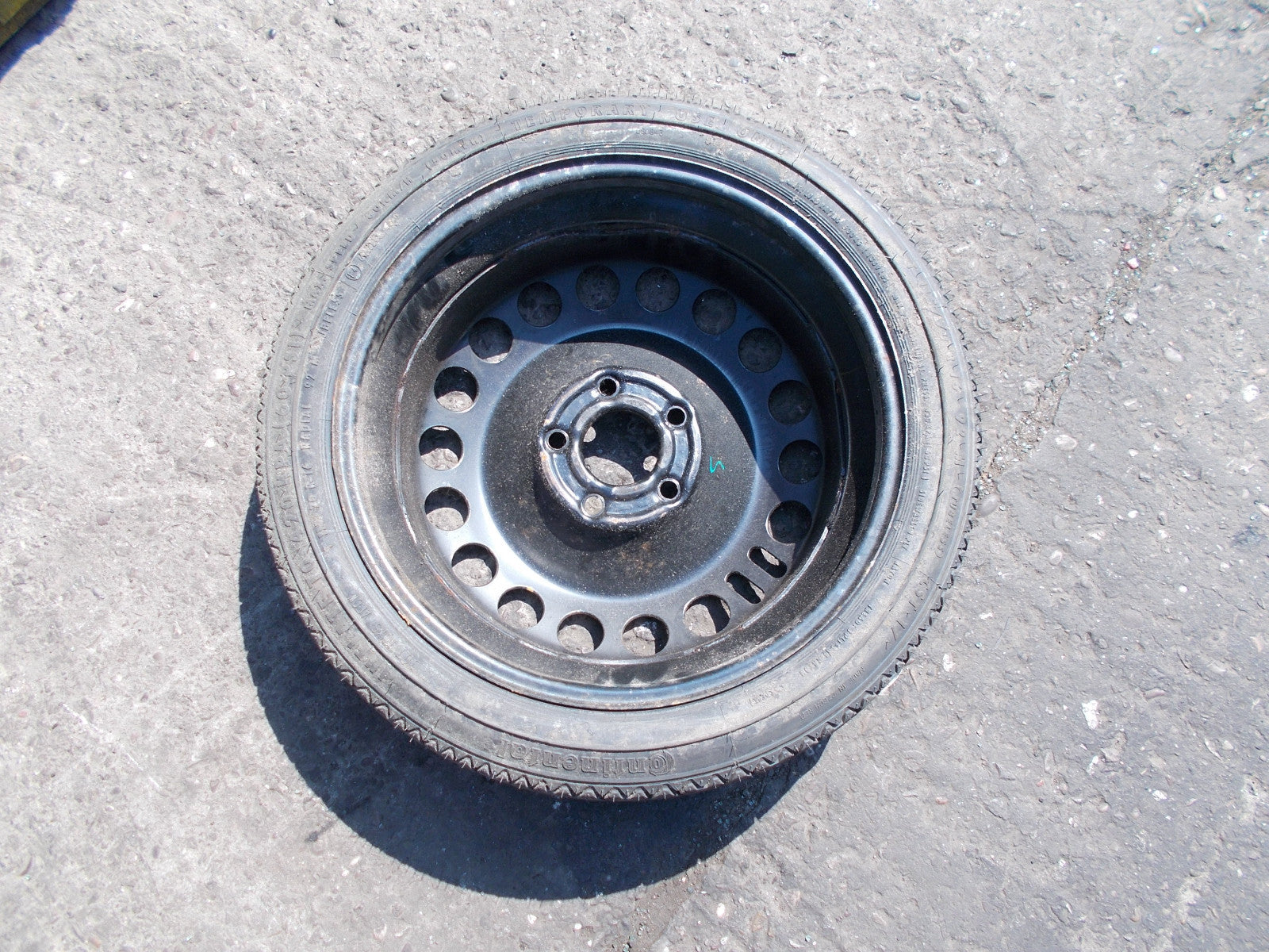 VAUXHALL VECTRA C CONTINENTAL 16 INCH SPACE SAVER WHEEL 115/70 R16 2160132
