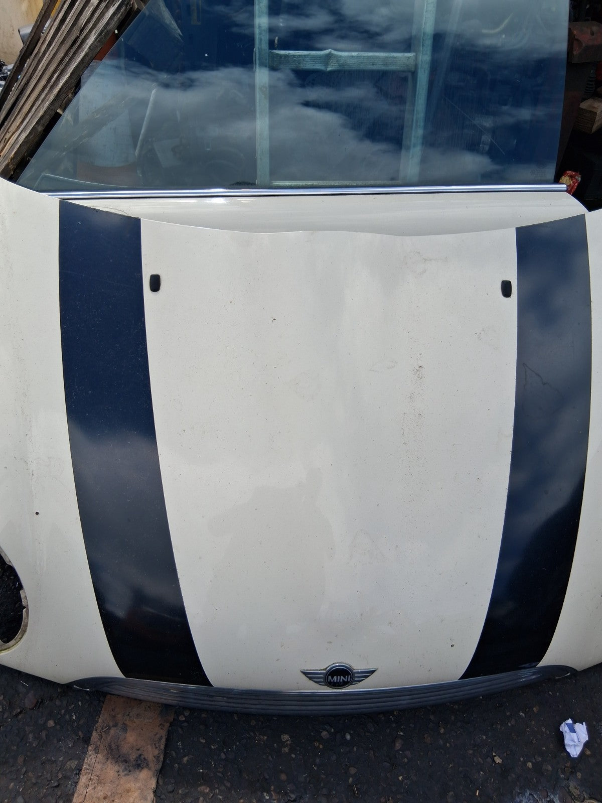 2003 BMW MINI COOPER R50 FRONT BONNET HOOD PANEL
