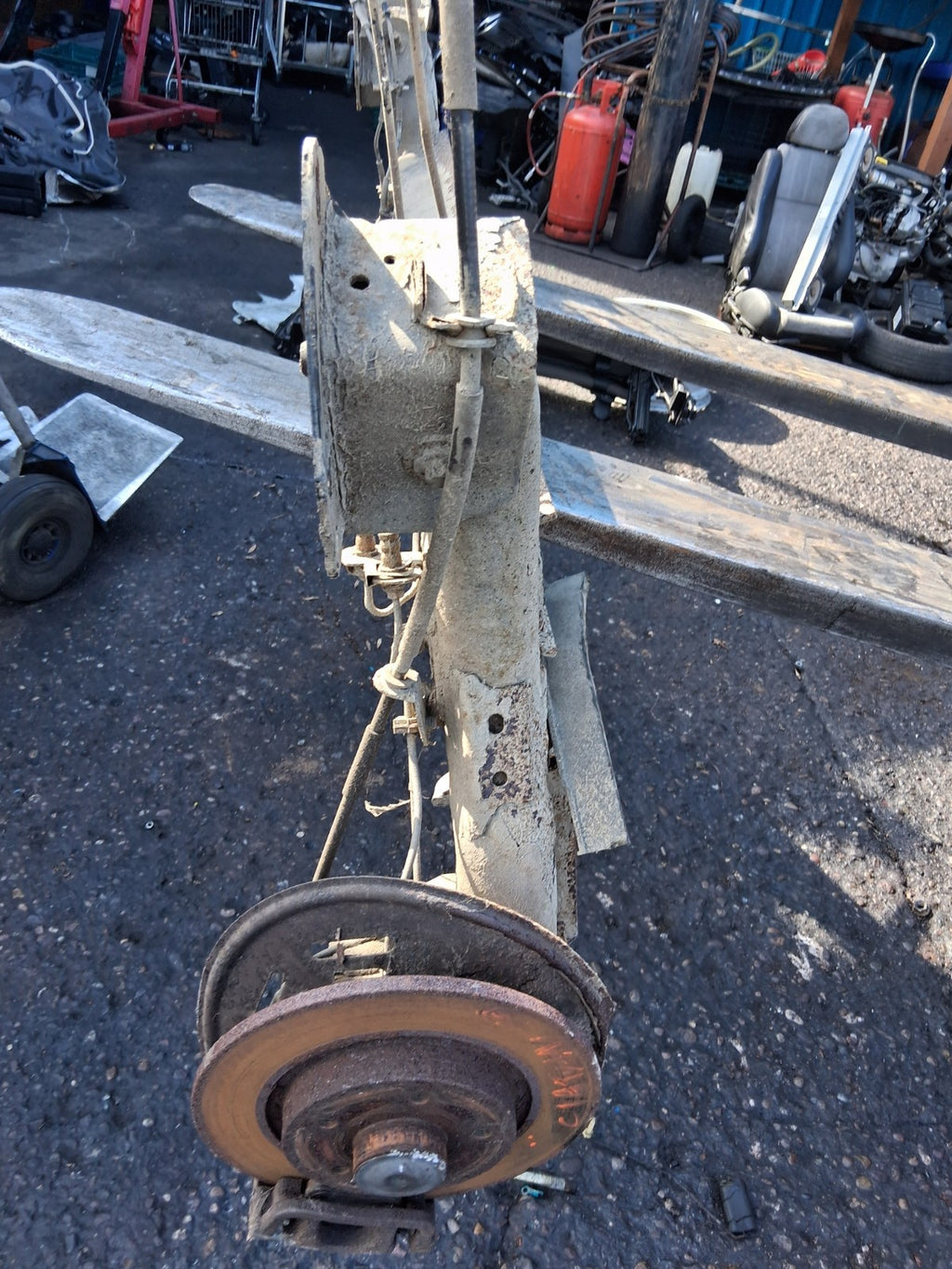 2018 MERCEDES BENZ CITAN W415 COMPLETE REAR AXLE DISC TYPE