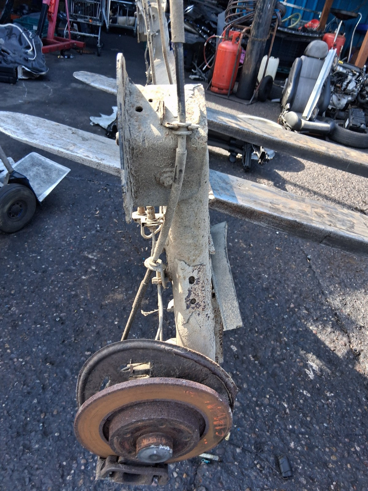 2018 MERCEDES BENZ CITAN W415 COMPLETE REAR AXLE DISC TYPE
