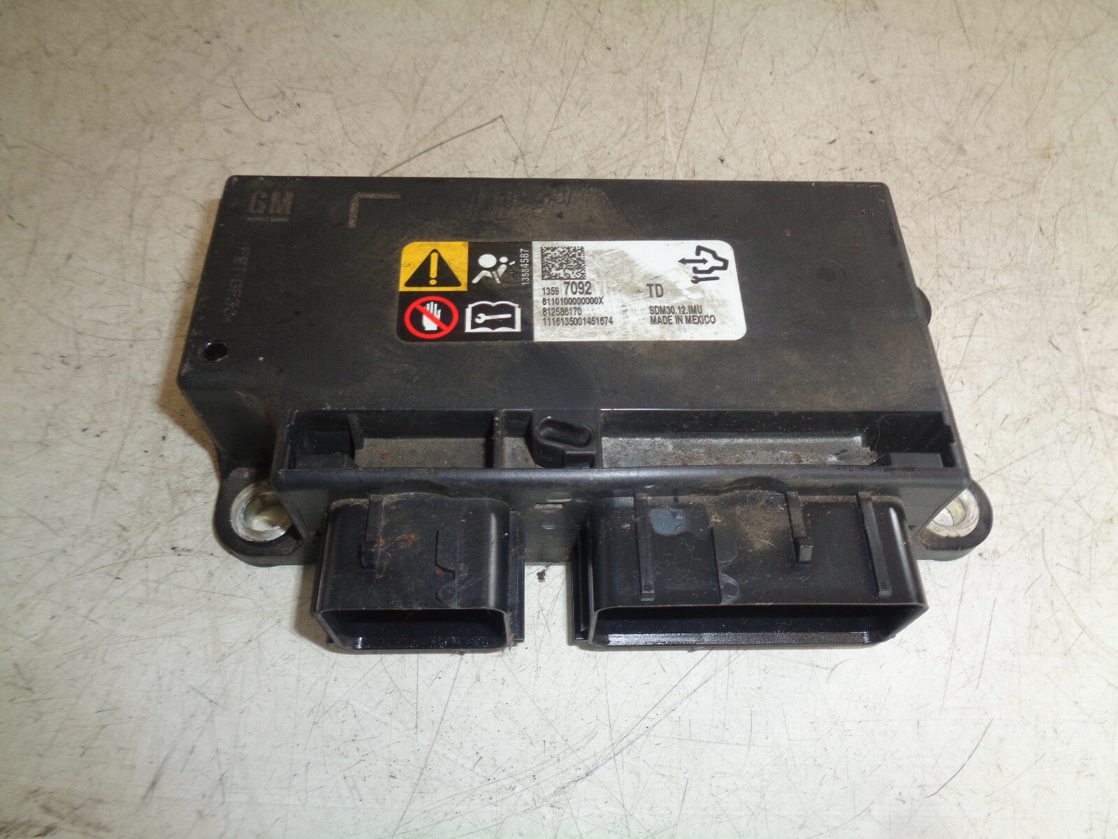 VAUXHALL CORSA E MK4 2018 1.4 PETROL SAFETY CONTROL MODULE 13597092