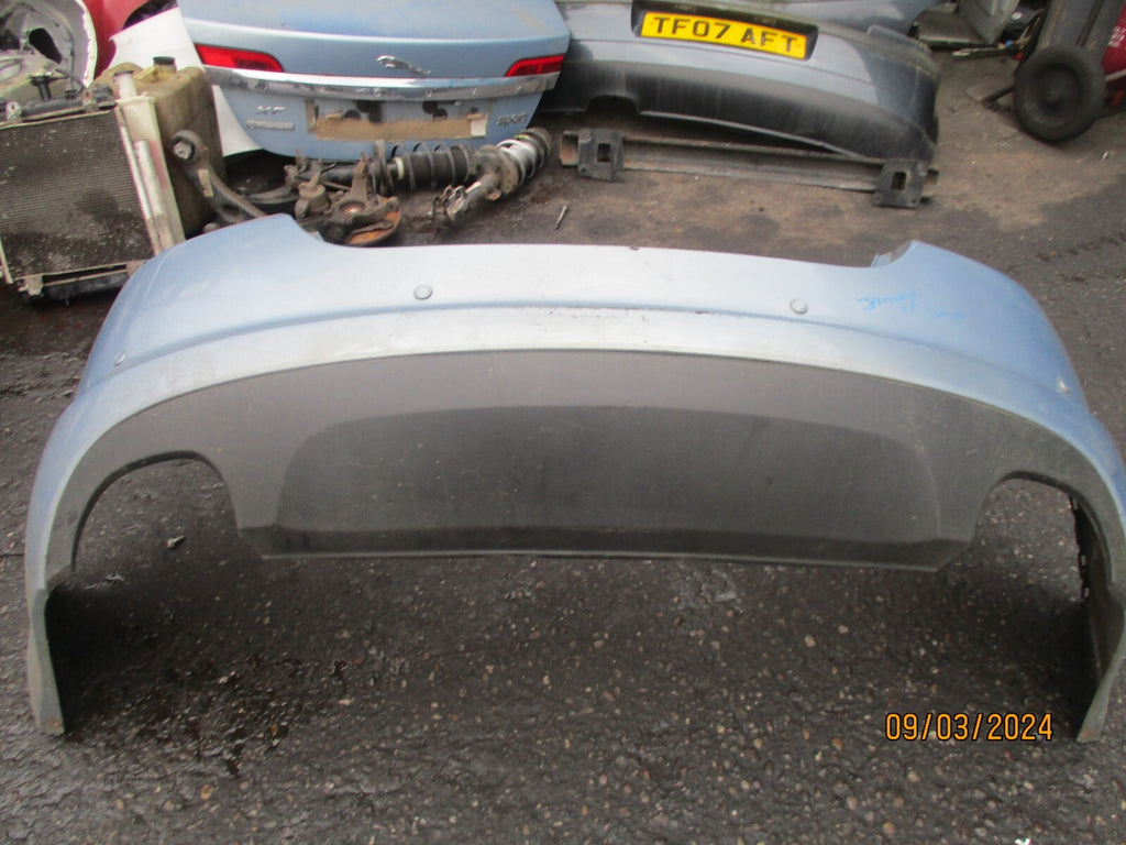 JAGUAR XF X250 2010 REAR COMPLETE BUMPER PDC SENSOR LIGHT BLUE