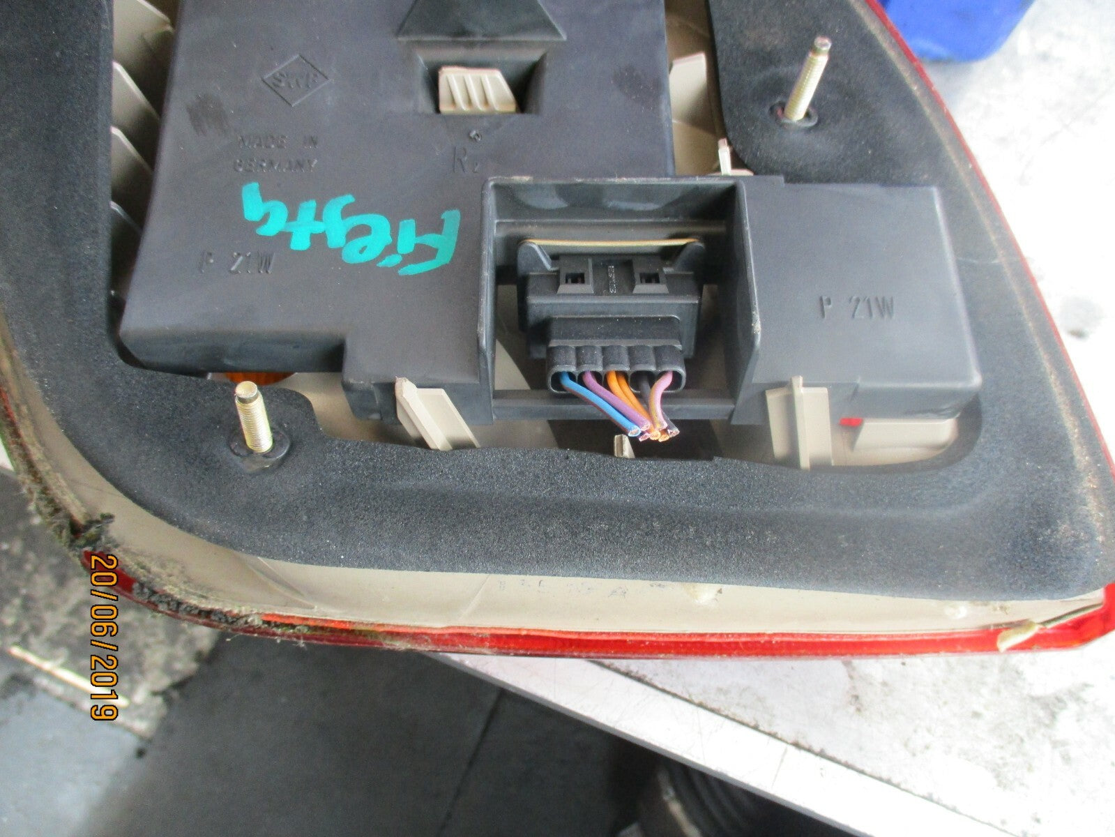 FORD FIESTA MK4 2001 OFF DRIVER SIDE REAR LIGHT 96FG13N004 OSR