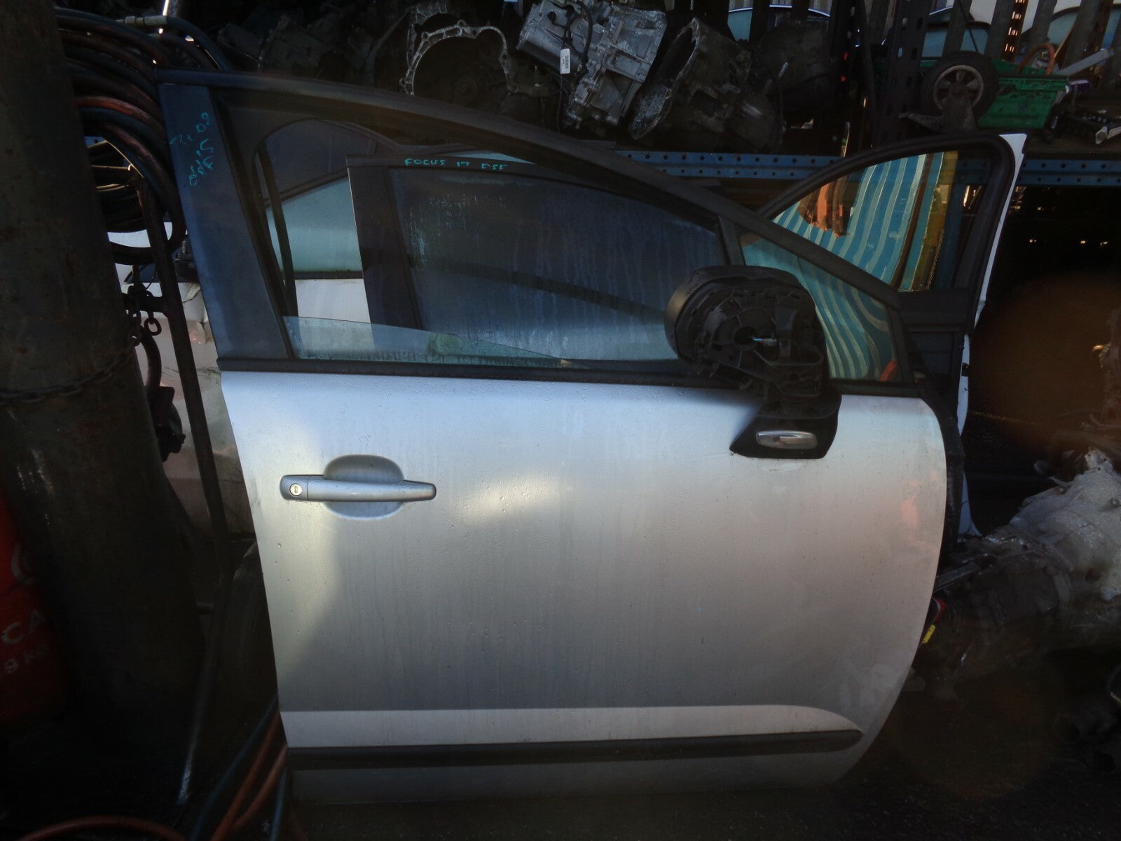 PEUGEOT 3008 MK1 2015 1.6 VTI OSF DRIVER SIDE FRONT DOOR COMPLETE EZRC SILVER