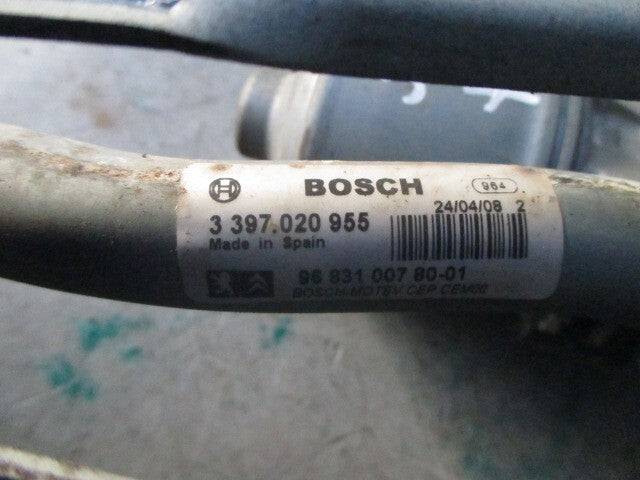 2009 PEUGEOT PARTNER MK2 WIPER LINKAGE & MOTOR 3397020955