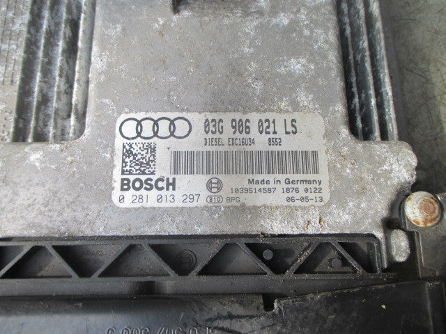 AUDI A3 2006 TYPE 8P ENGINE CONTROL UNIT ECU 03G906021LS