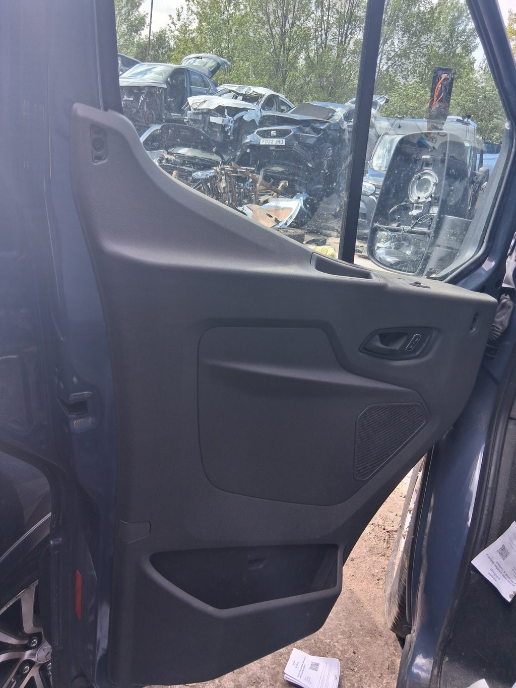2021 FORD TRANSIT MK8 NSF PASSENGER SIDE FRONT DOOR CARD PANEL