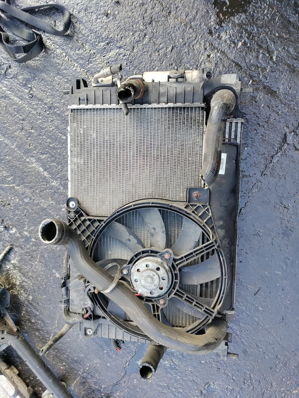 2009 VAUXHALL MERIVA A 1.7 DIESEL COMPLETE RADIATOR RAD PACK 52413735