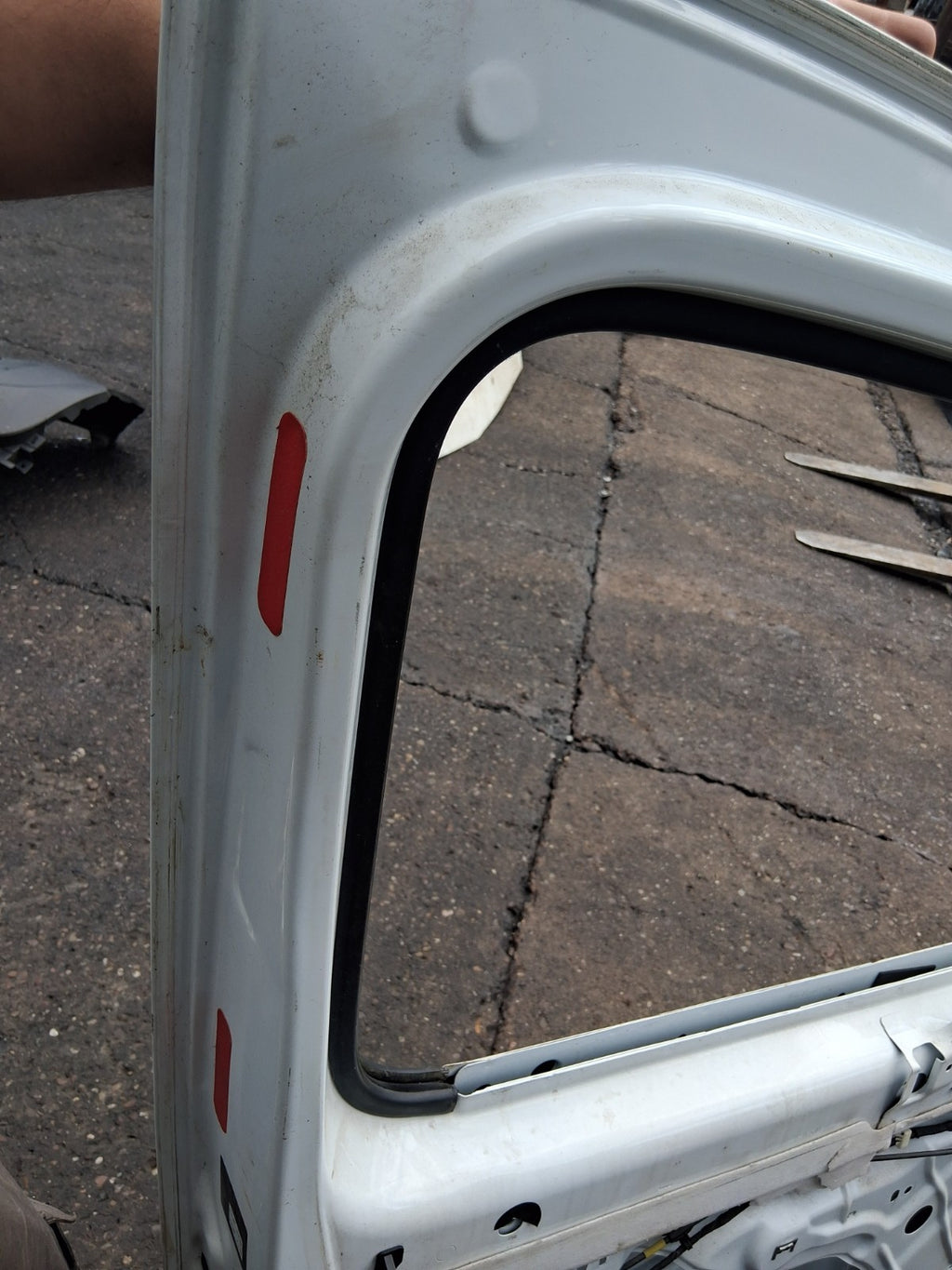 2018 MERCEDES BENZ CITAN W415 NSF PASSENGER SIDE FRONT LEFT BARE DOOR WHITE