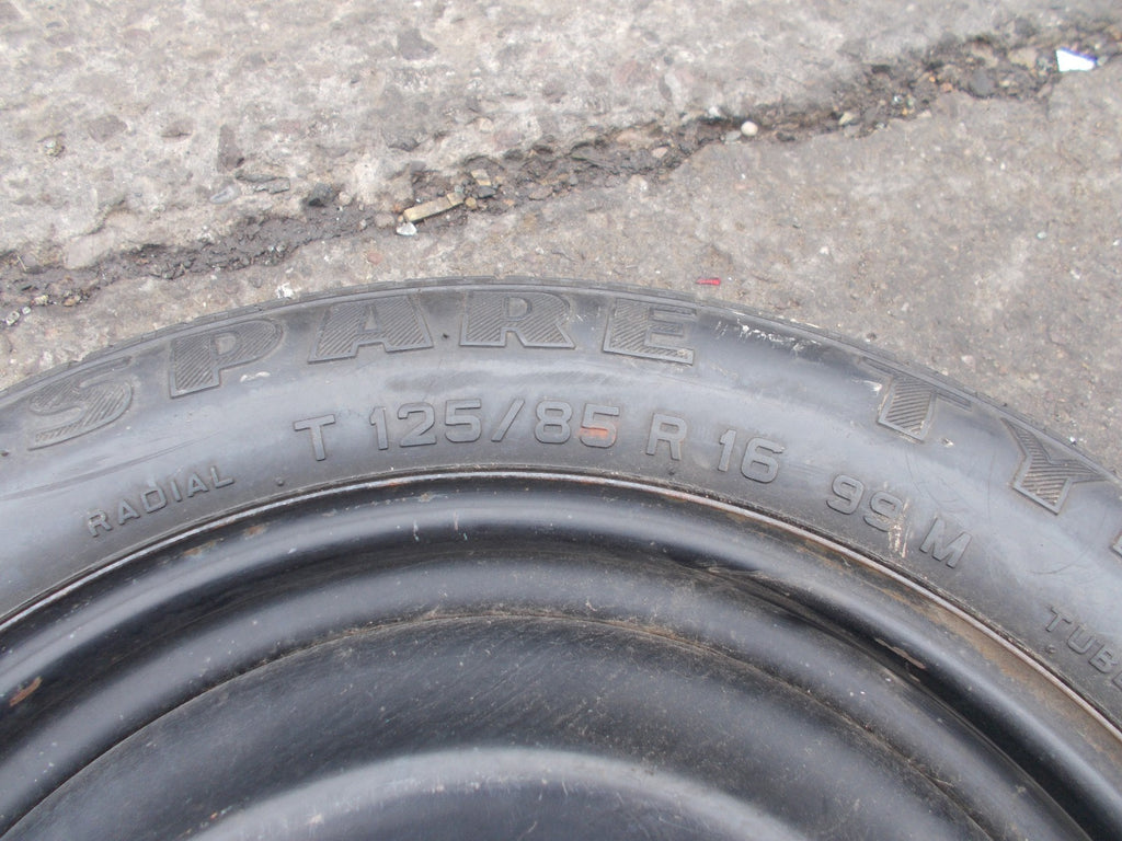 JAGUAR PIRELLI  16 INCH 5 STUD SPARE WHEEL 125/85 R16