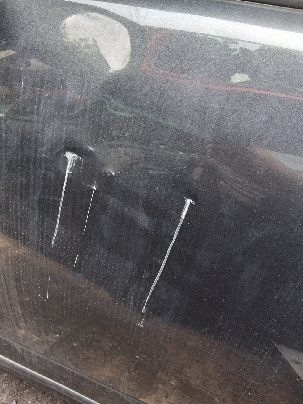 2012 PEUGEOT 3008 MK1 NSF PASSENGER SIDE FRONT LEFT BARE DOOR GRIS SHARK KTPD