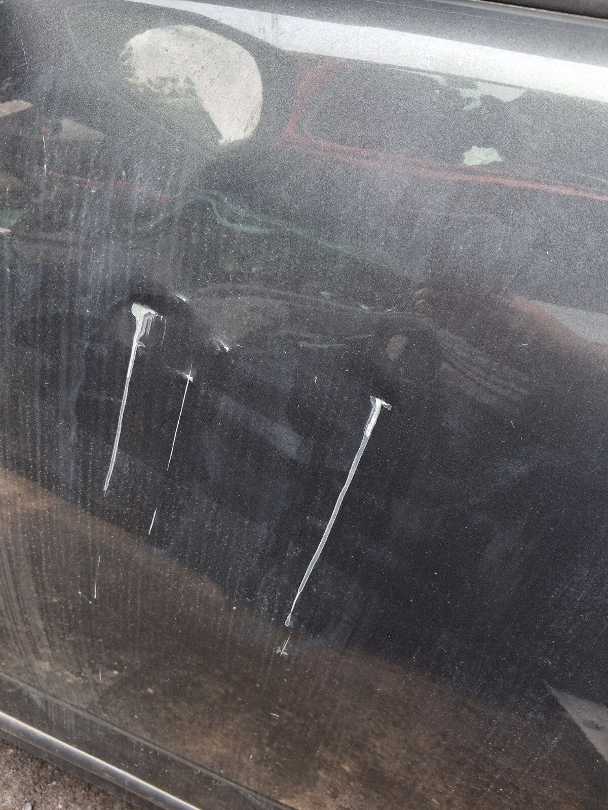 2012 PEUGEOT 3008 MK1 NSF PASSENGER SIDE FRONT LEFT BARE DOOR GRIS SHARK KTPD
