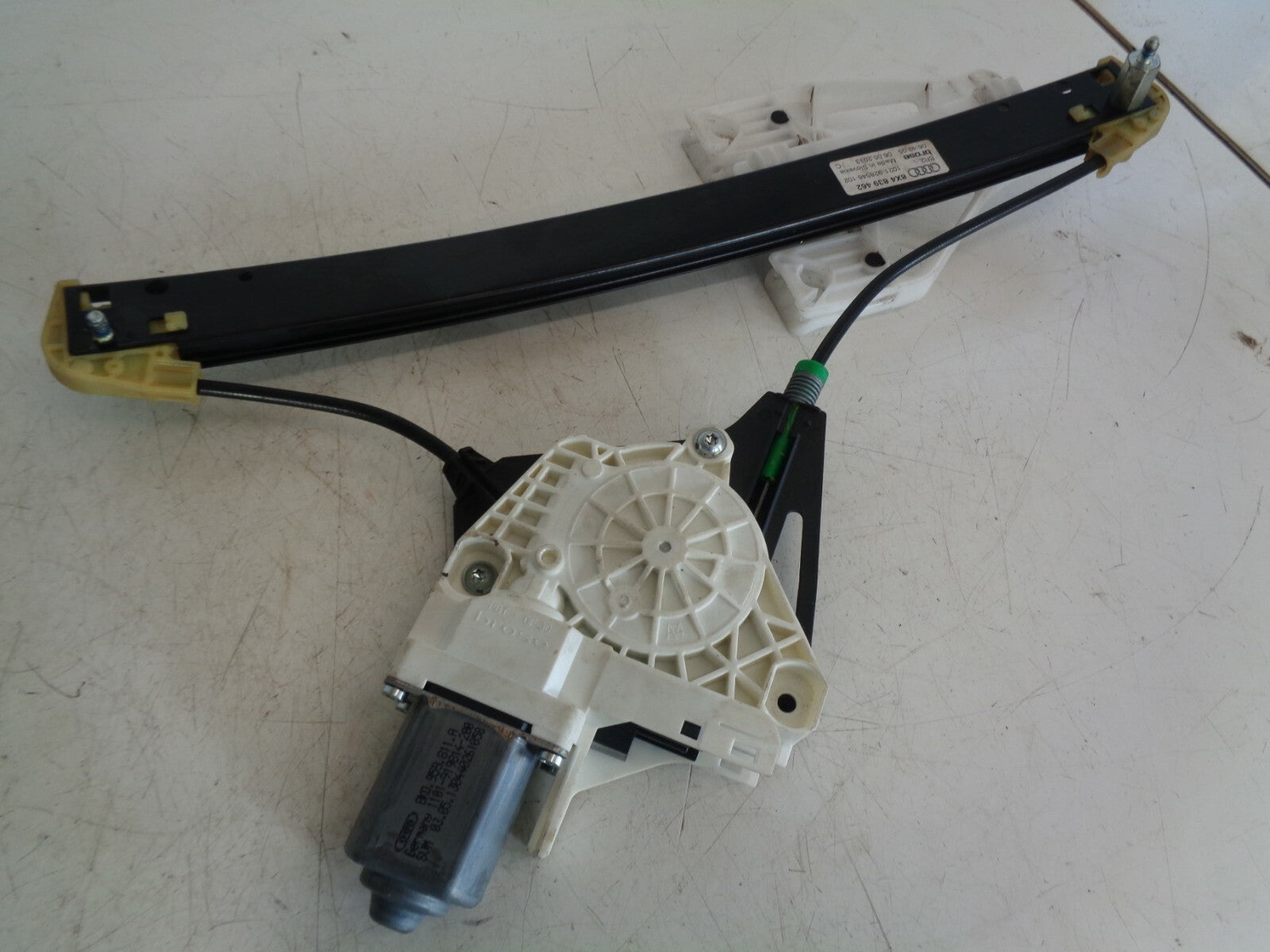 AUDI A1 SPORTBACK 5 DOOR 2013 OS DRIVER SIDE REAR DOOR WINDOW MOTOR REGULATOR