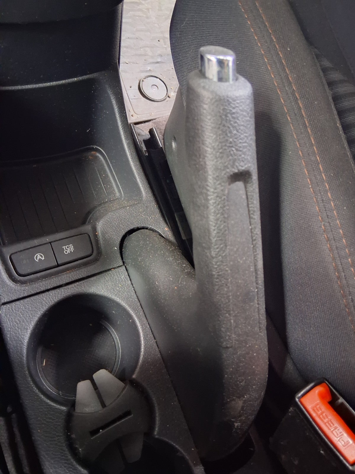 2018 FORD KA + PLUS MK3 MANUAL PARKING HANDBRAKE LEVER MECHANISM