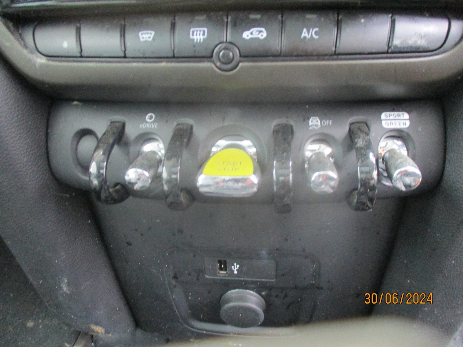 BMW MINI COUNTRYMAN F60 2021 START STOP BUTTON SWITCH PANEL