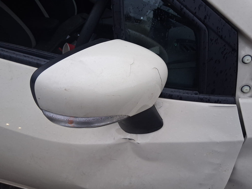 2018 NISSAN MICRA K14 OSF DRIVER SIDE FRONT RIGHT WING MIRROR IVORY