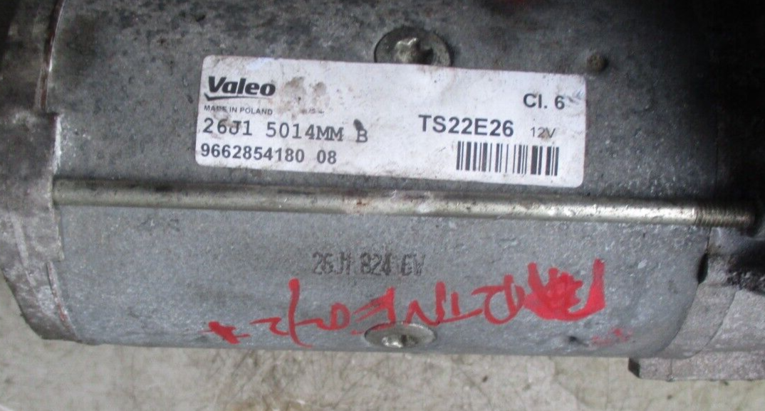 2021 PEUGEOT PARTNER MK2 ENGINE STARTER MOTOR 966285418008