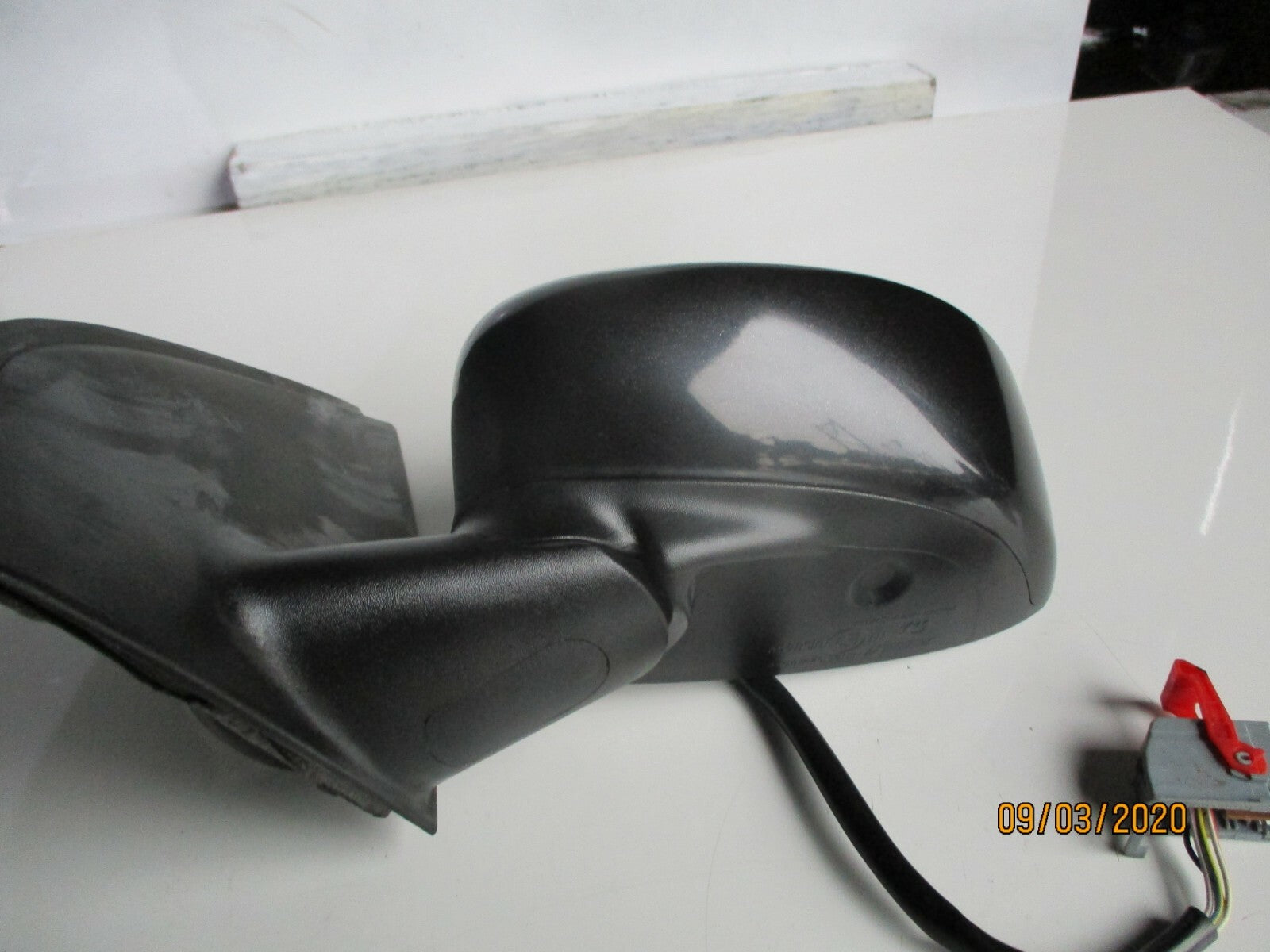 FIAT STILO 2005 NS PASSENGER SIDE ELECTRIC DOOR WING MIRROR BLACK E30158459