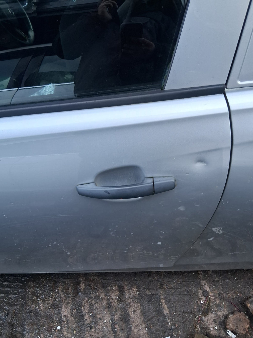 2018 VAUXHALL CORSA E 3 DOOR CORSA VAN NS PASSENGER SIDE LEFT BARE DOOR SILVER