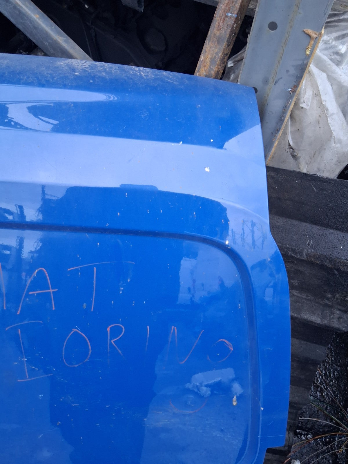 2016 FIAT FIORINO OSR DRIVER SIDE REAR RIGHT COMPLETE DOOR BLUE