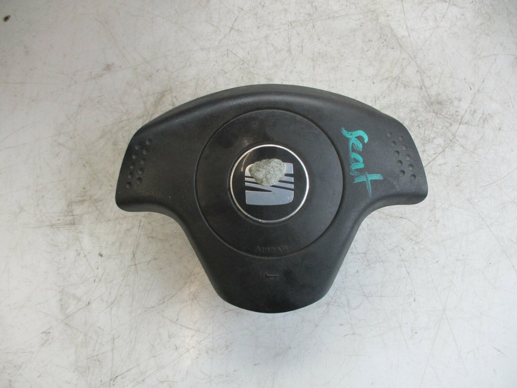 SEAT IBIZA 6L MK3 STEERING WHEEL AIRBAG SAFETY BAG BLACK