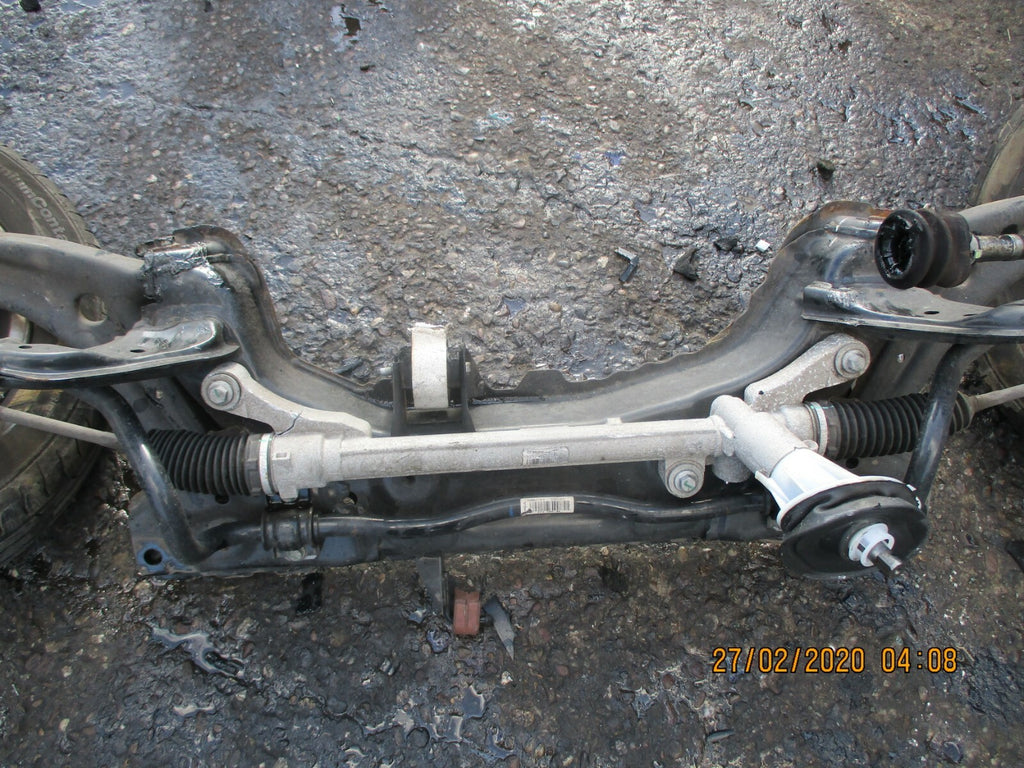 FORD B MAX 1.6 PETROL 2017 COMPLETE FRONT SUB FRAME AXLE DISC HUB SHOCK SPRING