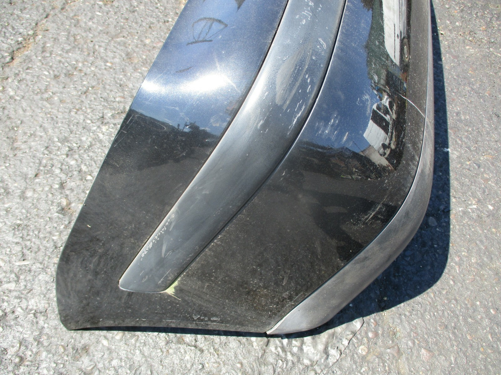 VW VOLKSWAGEN GOLF CABRIO 1998 REAR BACK PLASTIC BUMPER IN BLACK