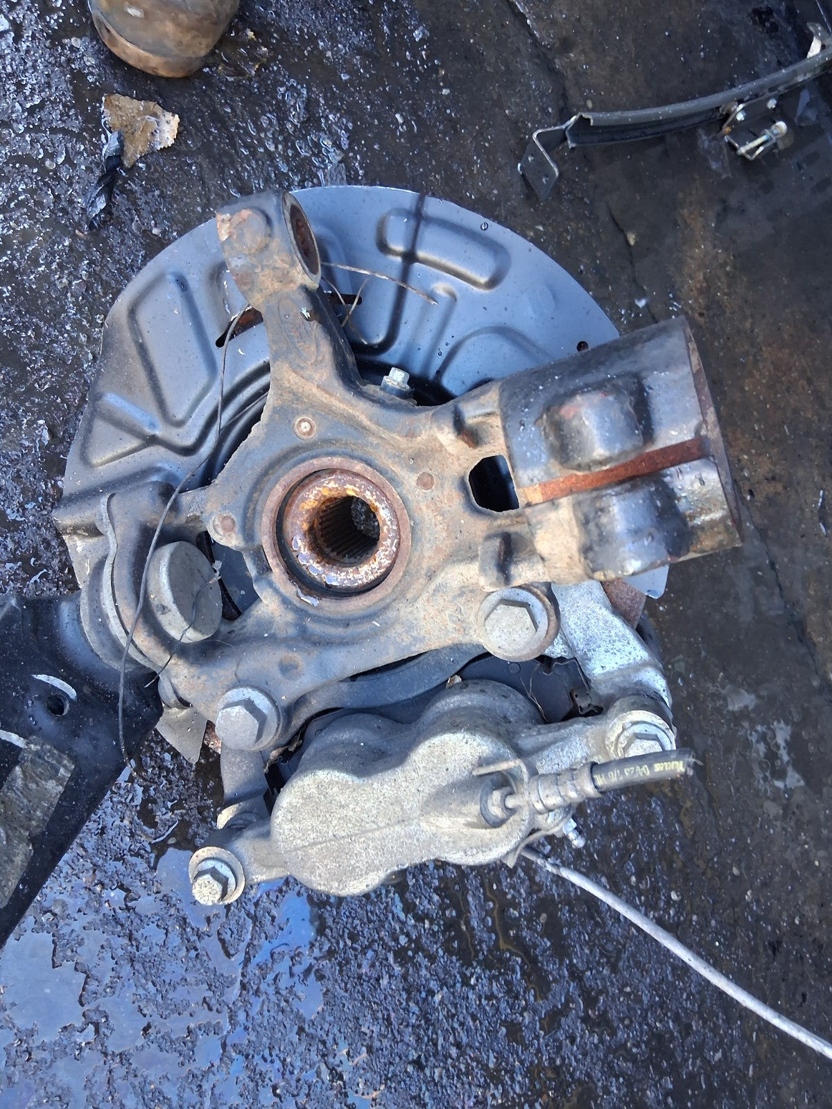 2021 FORD TRANSIT MK8 2.0 DIESEL FWD NSF PASSENGER SIDE FRONT LEFT WHEEL HUB