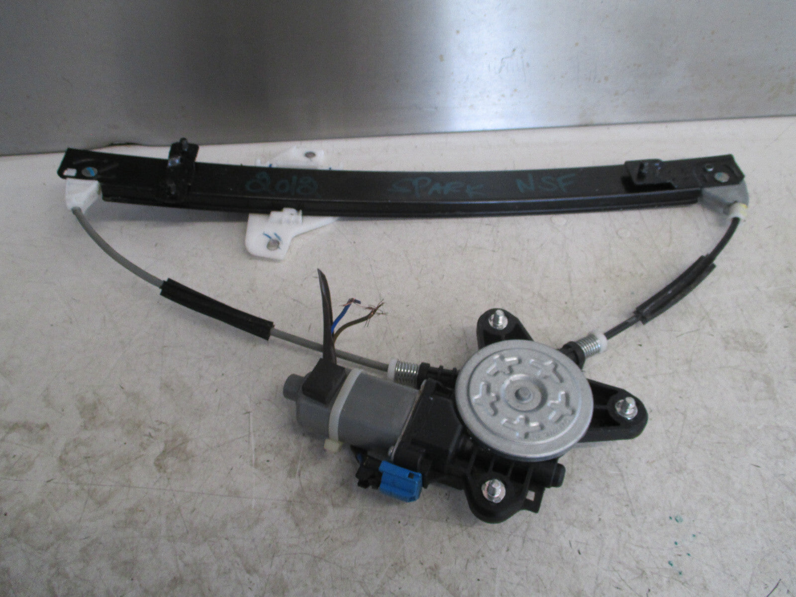 CHEVROLET SPARK 2012 NSF PASSENGER SIDE REAR WINDOW MOTOR REGULATOR 98810M3010