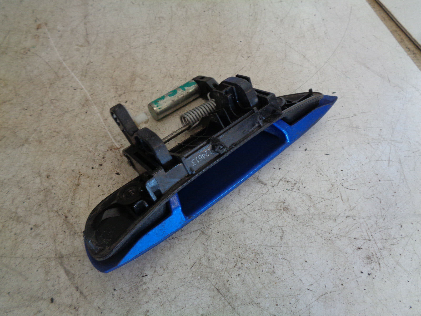 HONDA JAZZ MK3 2015 5 DOOR NSR PASSENGER SIDE REAR EXTERIOR DOOR HANDLE BLUE