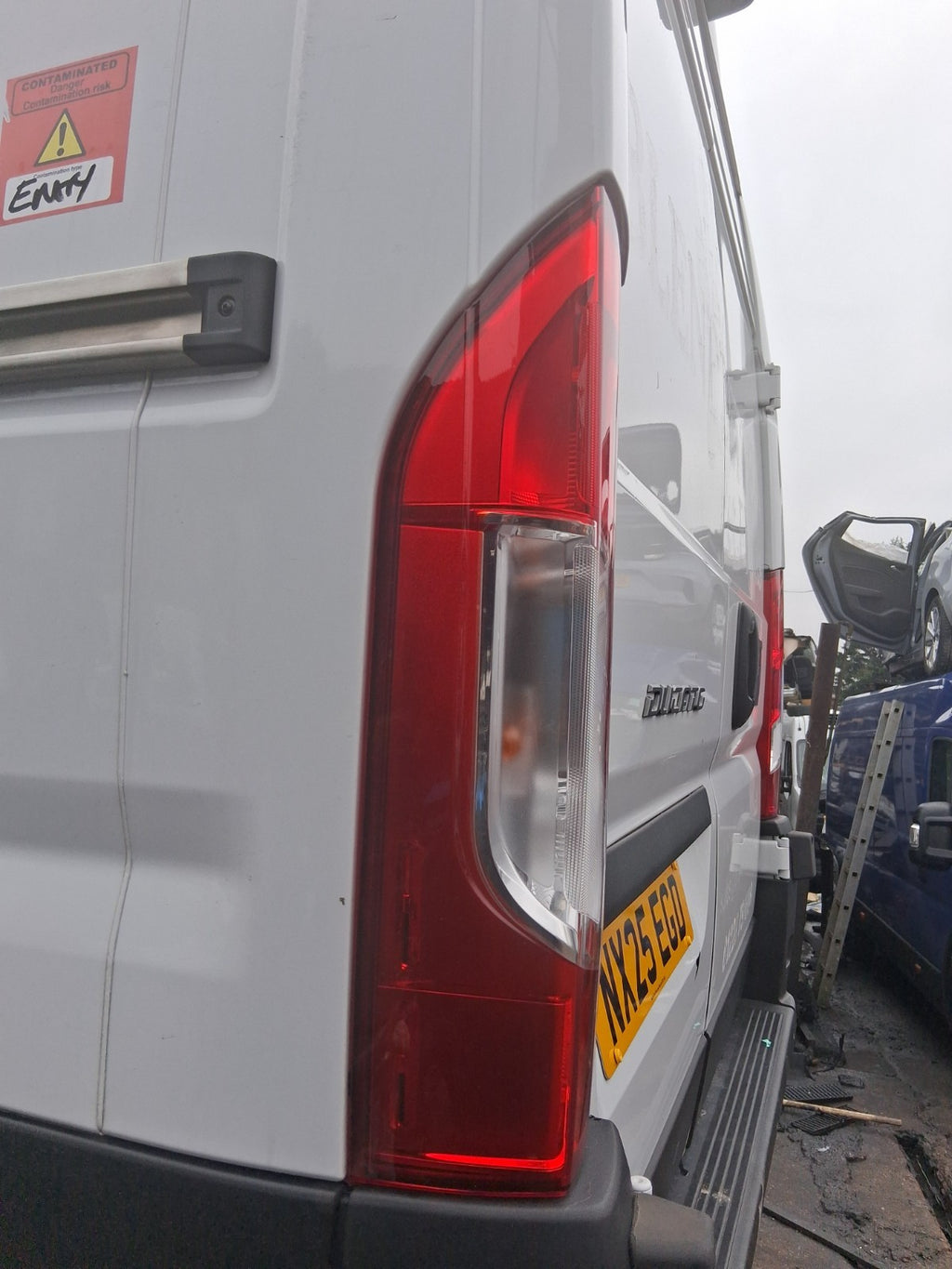 2025 FIAT DUCATO MK3 HIGH ROOF NSR PASSENGER SIDE REAR LEFT TAIL LIGHT