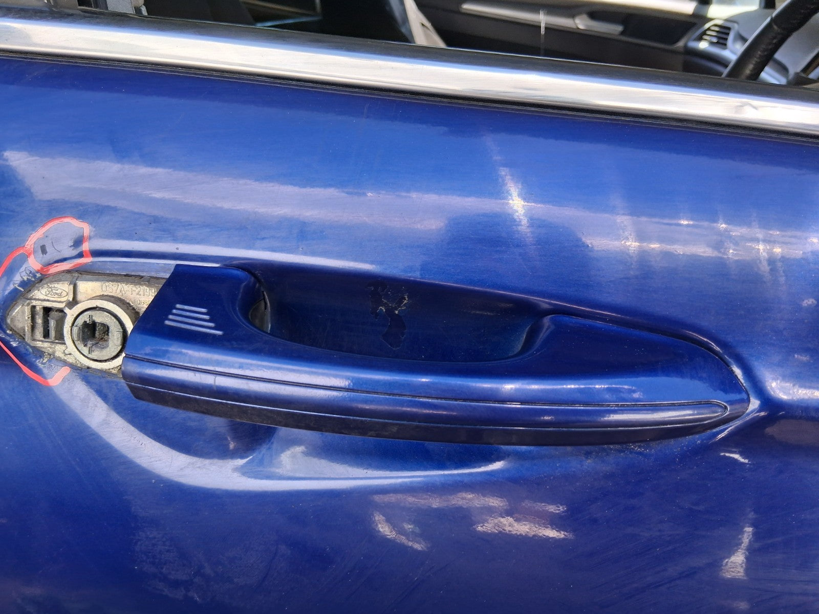 2016 FORD MONDEO MK5 HATCHBACK OSF DRIVER SIDE FRONT RIGHT EXTERIOR DOOR HANDLE