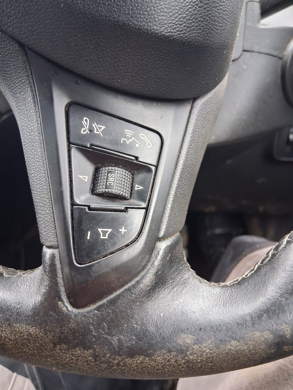 2017 VAUXHALL CORSA E MULTIFUNCTIONAL STEERING WHEEL WITHOUT AIRBAG