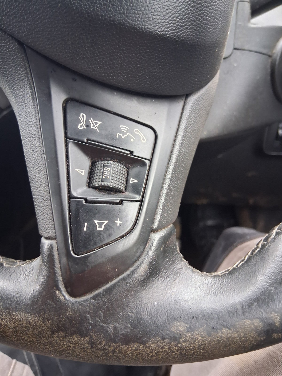 2017 VAUXHALL CORSA E MULTIFUNCTIONAL STEERING WHEEL WITHOUT AIRBAG