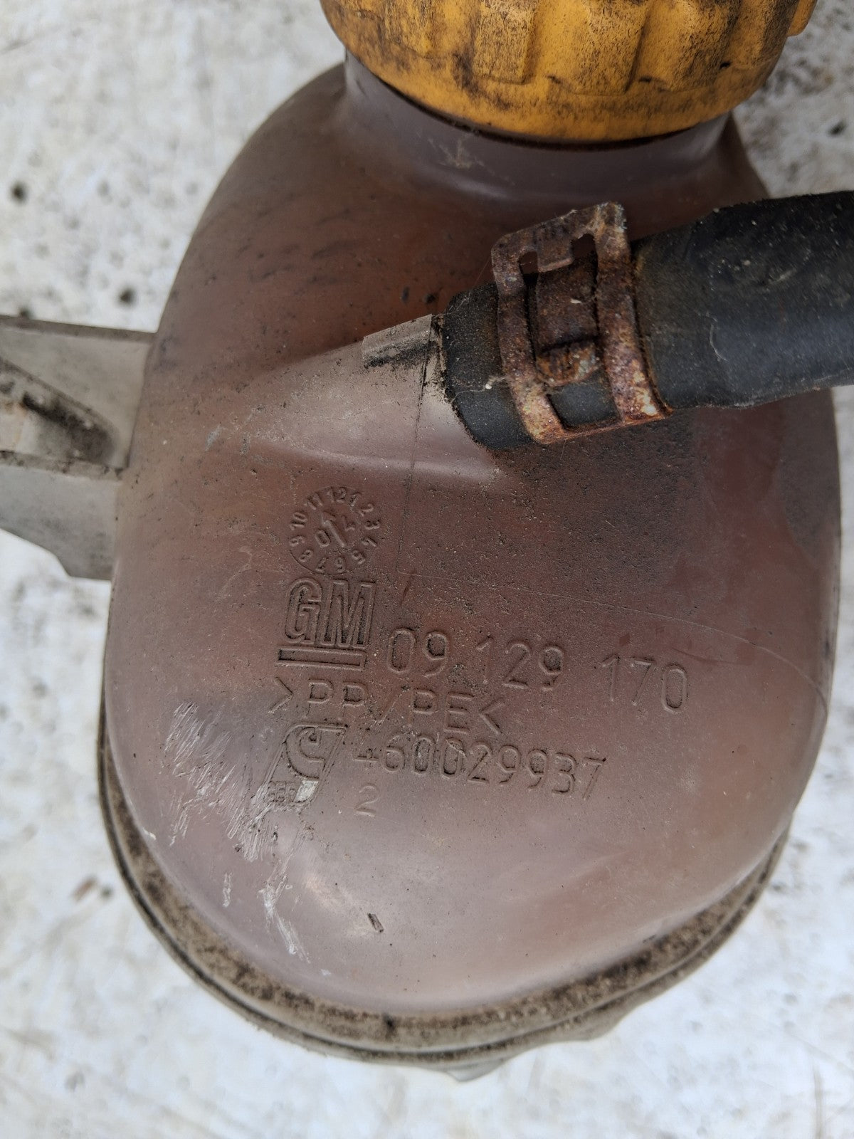 2005 VAUXHALL CORSA C COOLANT OVERFLOW EXPANSION TANK RESERVOIR 460029937