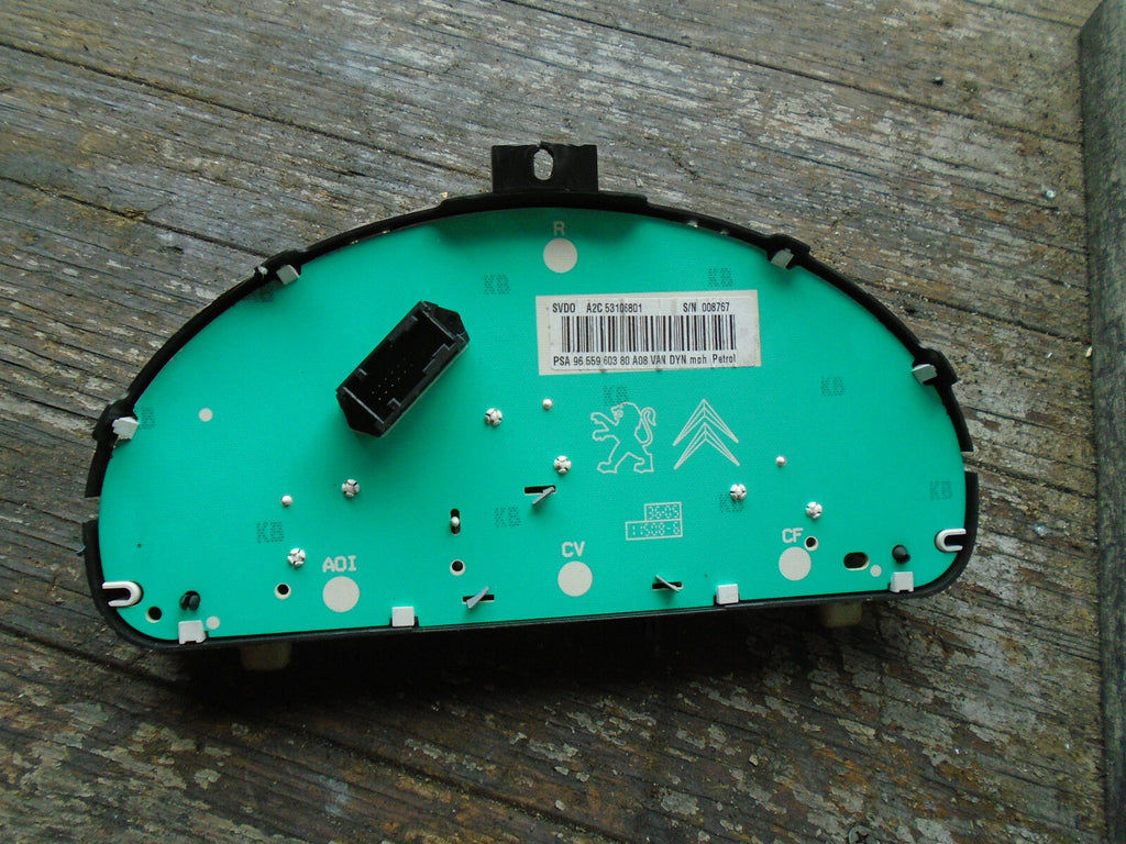 PEUGEOT 1007 2006 MK1 1.4 1.6 PETROL SPEEDOMETER INSTRUMENT CLUSTER