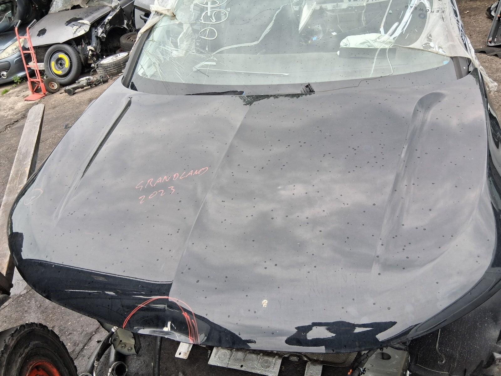 2023 VAUXHALL GRANDLAND FRONT BONNET HOOD PANEL BLACK