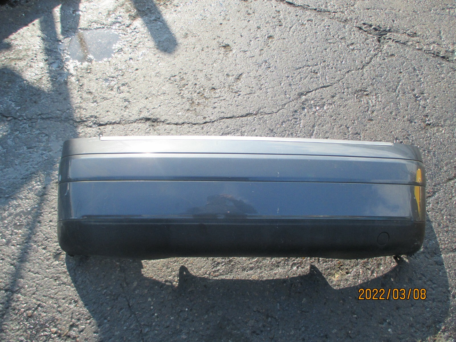 AUDI A2 8Z 2004 REAR BACK BUMPER GREY