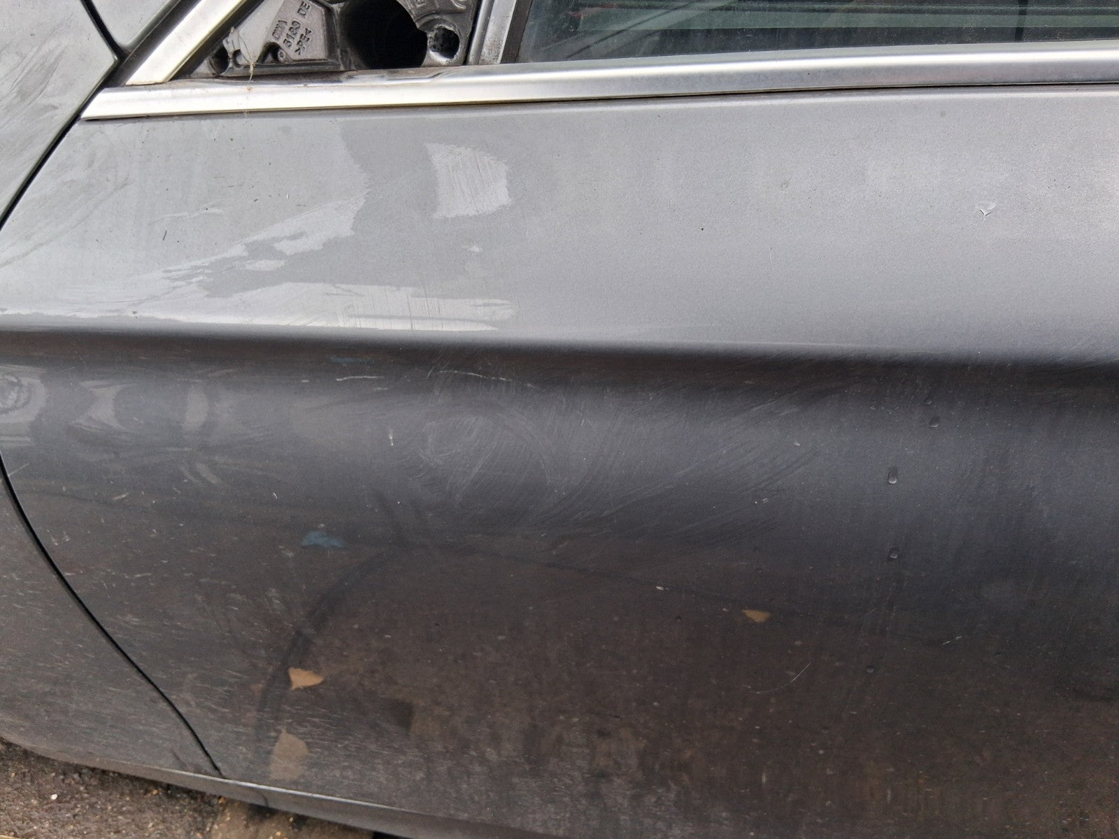 2010 BMW 5 SERIES F10 M SPORT NSF PASSENGER SIDE FRONT BARE DOOR SPACE GREY A52