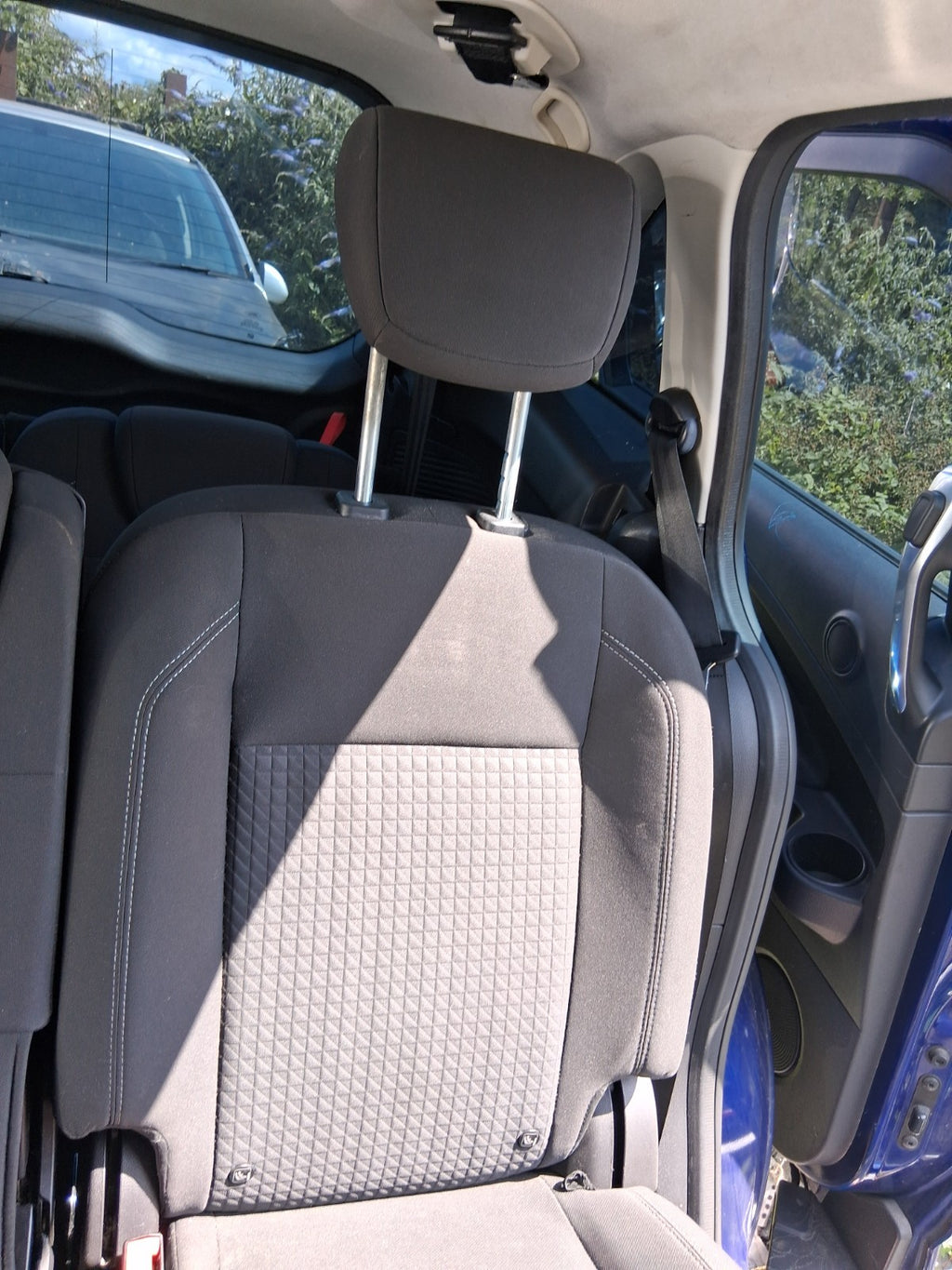 2015 FORD GRAND C MAX MK2 NS PASSENGER SIDE 2ND ROW FABRIC SEAT