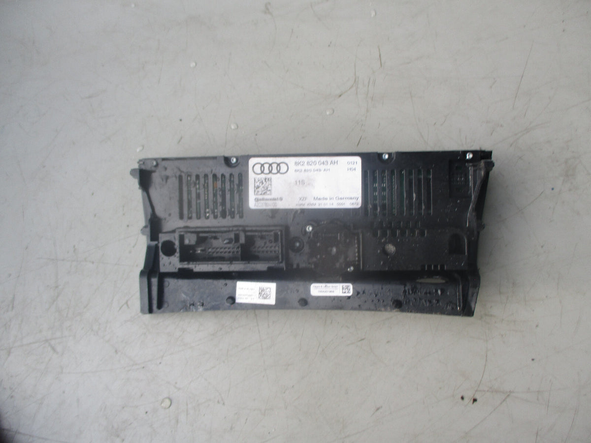 AUDI A4 B8 2013 HEATER CLIMATE CONTROL UNIT 8K2820043AH