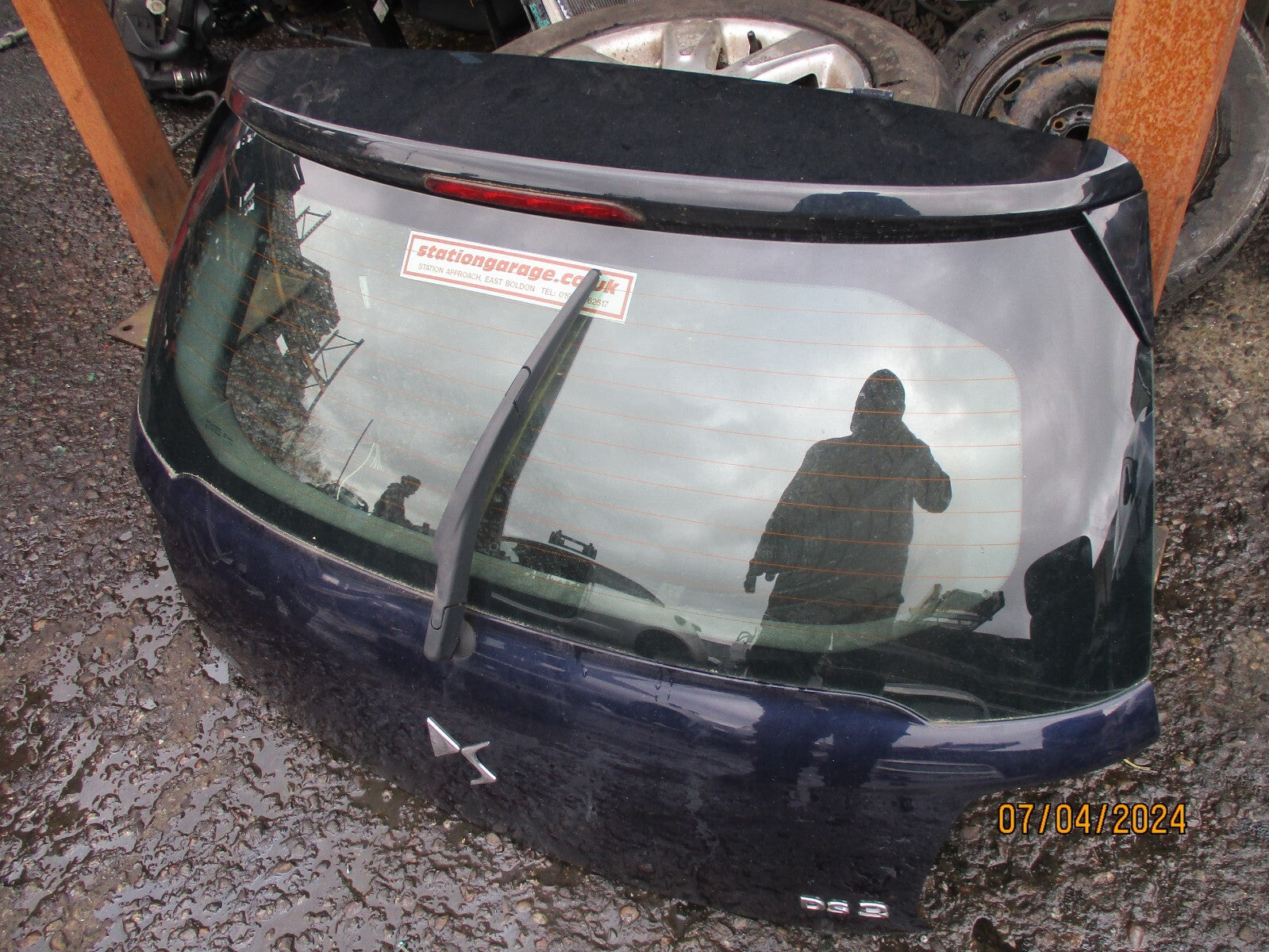CITROEN DS3 2015 3 DOOR REAR COMPLETE TAILGATE BOOTLID BLUE