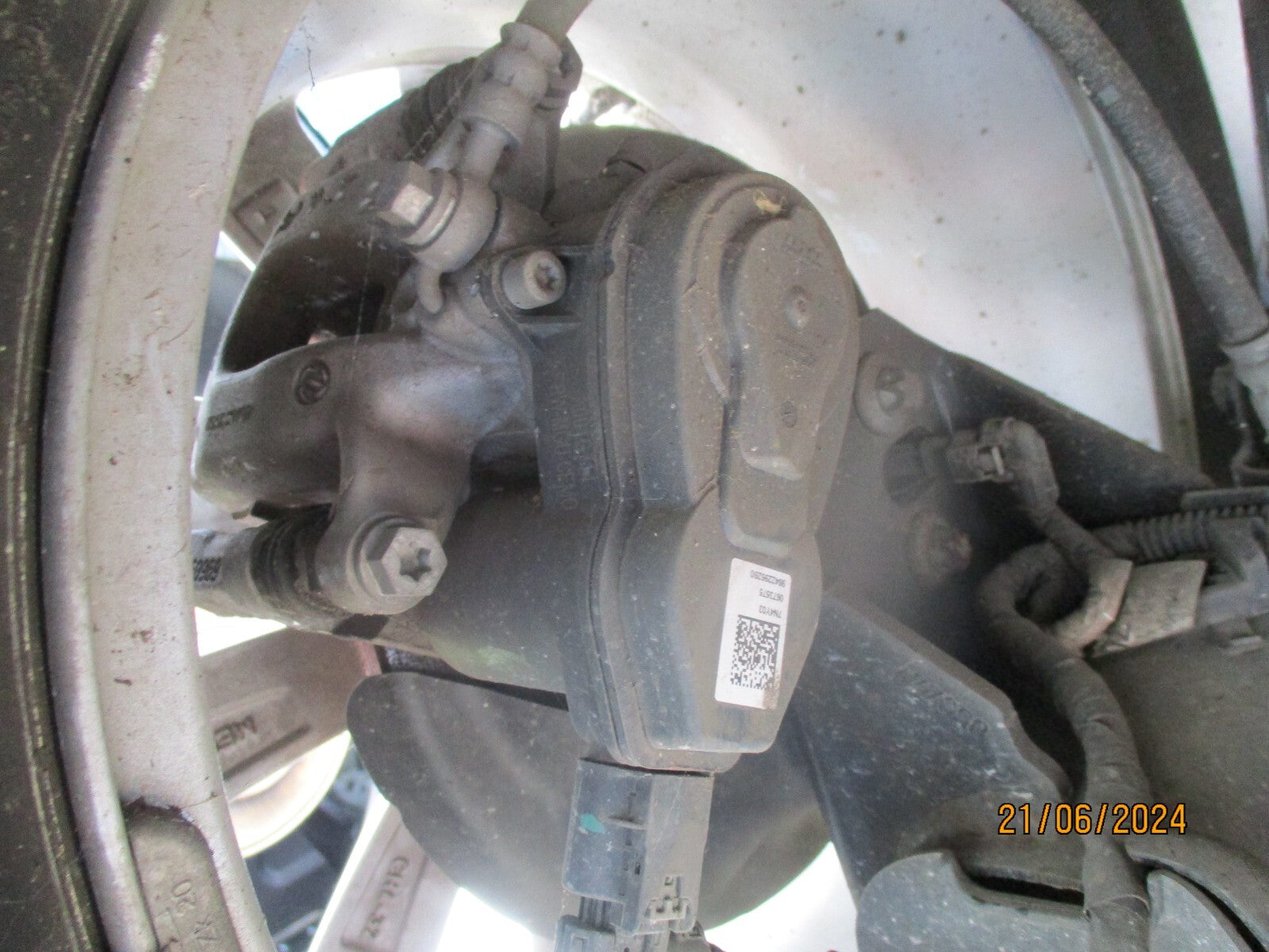 VAUXHALL MOKKA B MK2 2022 NSR PASSENGER SIDE REAR BRAKE CALIPER 9842295280