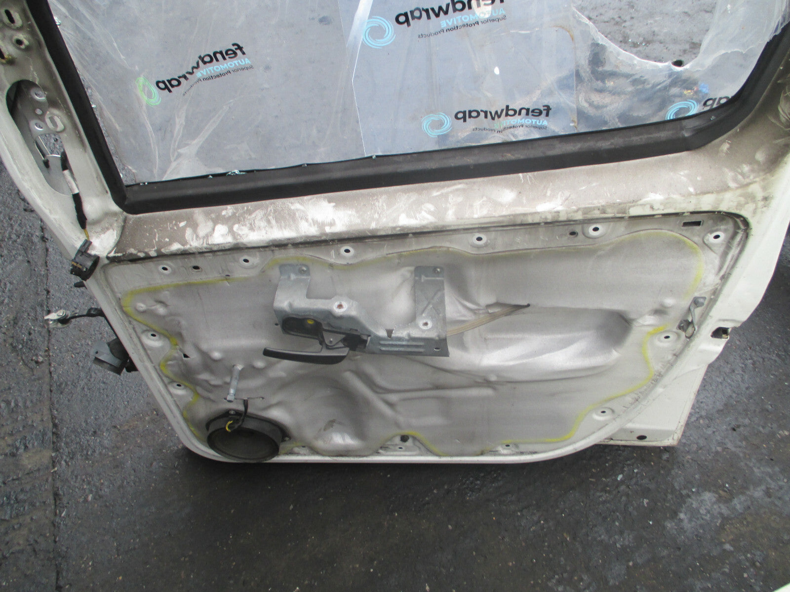 2015 PEUGEOT BIPPER OSF DRIVER SIDE FRONT DOOR BARE WHITE
